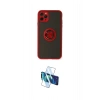 MARSİLYAN™- iPhone 11 Pro Kılıf Yörünge Çizgi - Siyah 3D Antistatik Cam Ekran Koruyucu