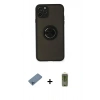 MARSİLYAN™- iPhone 11 Pro Kılıf Yörünge Çizgi - Siyah Joko Magic 5D Hayalet Cam + Shine Kamera Lens Koruma Cam - MI