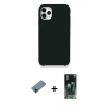MARSİLYAN™- iPhone 11 Pro Kılıf Zirve Modern Özel Seri - Şeffaf 360 Full Body Arka Koruyucu + Shine Kamera Lens Koruma Cam - SH