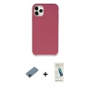 MARSİLYAN™- iPhone 11 Pro Kılıf Zirve Modern Özel Seri - Şeffaf Pasifik Cam Ekran Koruyucu + Shine Kamera Lens Koruma Cam - SH