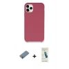 MARSİLYAN™- iPhone 11 Pro Kılıf Zirve Modern Özel Seri - Şeffaf Pasifik Cam Ekran Koruyucu + Shine Kamera Lens Koruma Cam - GS