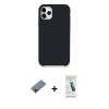 MARSİLYAN™- iPhone 11 Pro Kılıf Zirve Modern Özel Seri - Şeffaf Pasifik Cam Ekran Koruyucu + Shine Kamera Lens Koruma Cam - SH