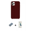 MARSİLYAN™- iPhone 11 Pro Kılıf Zirve Modern Özel Seri - Şeffaf Pasifik Cam Ekran Koruyucu + Shine Kamera Lens Koruma Cam - GS