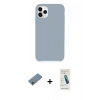 MARSİLYAN™- iPhone 11 Pro Kılıf Zirve Modern Özel Seri - Şeffaf Pasifik Cam Ekran Koruyucu + Shine Kamera Lens Koruma Cam - SABE