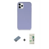 MARSİLYAN™- iPhone 11 Pro Kılıf Zirve Modern Özel Seri - Siyah 20D Premium Cam Ekran Koruyucu + Shine Kamera Lens Koruma Cam - GS