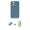 MARSİLYAN™- iPhone 11 Pro Kılıf Zirve Modern Özel Seri - Siyah 20D Premium Cam Ekran Koruyucu + Shine Kamera Lens Koruma Cam - GS