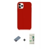 MARSİLYAN™- iPhone 11 Pro Kılıf Zirve Modern Özel Seri - Siyah 20D Premium Cam Ekran Koruyucu + Shine Kamera Lens Koruma Cam - PE