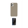 MARSİLYAN™- iPhone 11 Pro Kılıf Zirve Modern Özel Seri - Siyah 3D Antistatik Hayalet Cam Ekran Koruyucu