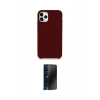 MARSİLYAN™- iPhone 11 Pro Kılıf Zirve Modern Özel Seri - Siyah 3D Antistatik Hayalet Cam Ekran Koruyucu