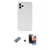 MARSİLYAN™- iPhone 11 Pro Kılıf Zirve Modern Özel Seri - Siyah 3D Antistatik Mat Seramik Nano Ekran Koruyucu + Shine Kamera Lens Koruma Cam - GI