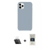 MARSİLYAN™- iPhone 11 Pro Kılıf Zirve Modern Özel Seri - Siyah 5D Hayalet Cam Ekran Koruyucu + Kamera Lens Koruma Cam - SF