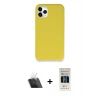 MARSİLYAN™- iPhone 11 Pro Kılıf Zirve Modern Özel Seri - Siyah 5D Hayalet Cam Ekran Koruyucu + Kamera Lens Koruma Cam - SF