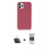 MARSİLYAN™- iPhone 11 Pro Kılıf Zirve Modern Özel Seri - Siyah 5D Hayalet Cam Ekran Koruyucu + Kamera Lens Koruma Cam - SF