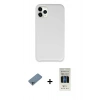 MARSİLYAN™- iPhone 11 Pro Kılıf Zirve Modern Özel Seri - Siyah 5D Hayalet Cam Ekran Koruyucu + Shine Kamera Lens Koruma Cam - SABE