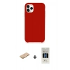 MARSİLYAN™- iPhone 11 Pro Kılıf Zirve Modern Özel Seri - Siyah 5D Hayalet Cam Ekran Koruyucu + Renkli Kamera Lens Koruma Cam - TU