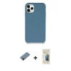 MARSİLYAN™- iPhone 11 Pro Kılıf Zirve Modern Özel Seri - Siyah 6D Mat Seramik Hayalet Nano Ekran Koruyucu + Shine Kamera Lens Koruma Cam - GD