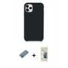 MARSİLYAN™- iPhone 11 Pro Kılıf Zirve Modern Özel Seri - Siyah 6D Mat Seramik Hayalet Nano Ekran Koruyucu + Shine Kamera Lens Koruma Cam - MI