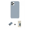 MARSİLYAN™- iPhone 11 Pro Kılıf Zirve Modern Özel Seri - Siyah 6D Mat Seramik Hayalet Nano Ekran Koruyucu + Shine Kamera Lens Koruma Cam - GD