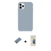 MARSİLYAN™- iPhone 11 Pro Kılıf Zirve Modern Özel Seri - Siyah 6D Mat Seramik Hayalet Nano Ekran Koruyucu + Shine Kamera Lens Koruma Cam - GS