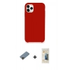 MARSİLYAN™- iPhone 11 Pro Kılıf Zirve Modern Özel Seri - Siyah 6D Mat Seramik Hayalet Nano Ekran Koruyucu + Shine Kamera Lens Koruma Cam - GD