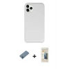 MARSİLYAN™- iPhone 11 Pro Kılıf Zirve Modern Özel Seri - Siyah 6D Mat Seramik Hayalet Nano Ekran Koruyucu + Shine Kamera Lens Koruma Cam - MI