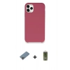 MARSİLYAN™- iPhone 11 Pro Kılıf Zirve Modern Özel Seri - Siyah Joko Magic 5D Hayalet Cam + Shine Kamera Lens Koruma Cam - GI