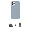 MARSİLYAN™- iPhone 11 Pro Kılıf Zirve Modern Özel Seri - Siyah Joko Magic 5D Hayalet Cam + Kamera Lens Koruma Cam - SF