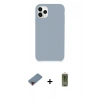 MARSİLYAN™- iPhone 11 Pro Kılıf Zirve Modern Özel Seri - Siyah Joko Magic 5D Hayalet Cam + Metal Kamera Lens Koruma Cam - KI