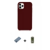 MARSİLYAN™- iPhone 11 Pro Kılıf Zirve Modern Özel Seri - Siyah Joko Magic 5D Hayalet Cam + Shine Kamera Lens Koruma Cam - MI