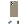 MARSİLYAN™- iPhone 11 Pro Kılıf Zirve Modern Özel Seri - Siyah Joko Magic 5D Hayalet Cam + Shine Kamera Lens Koruma Cam - PE