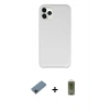MARSİLYAN™- iPhone 11 Pro Kılıf Zirve Modern Özel Seri - Siyah Joko Magic 5D Hayalet Cam + Shine Kamera Lens Koruma Cam - SH