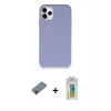 MARSİLYAN™- iPhone 11 Pro Kılıf Zirve Modern Özel Seri - Siyah Polymer Nano Ekran Koruyucu + Shine Kamera Lens Koruma Cam - GD