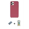MARSİLYAN™- iPhone 11 Pro Kılıf Zirve Modern Özel Seri - Siyah Polymer Nano Ekran Koruyucu + Shine Kamera Lens Koruma Cam - SABE