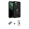 MARSİLYAN™- iPhone 11 Pro Max Kılıf Ahenk Klasik Koleksiyonu - Şeffaf Pasifik Cam Ekran Koruyucu + Shine Kamera Lens Koruma Cam - SH