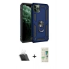 MARSİLYAN™- iPhone 11 Pro Max Kılıf Ahenk Klasik Koleksiyonu - Siyah 20D Premium Cam Ekran Koruyucu + Kamera Lens Koruma Cam - SF