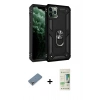 MARSİLYAN™- iPhone 11 Pro Max Kılıf Ahenk Klasik Koleksiyonu - Siyah 20D Premium Cam Ekran Koruyucu + Metal Kamera Lens Koruma Cam - GS