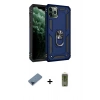 MARSİLYAN™- iPhone 11 Pro Max Kılıf Ahenk Klasik Koleksiyonu - Siyah Joko Magic 5D Hayalet Cam + Metal Kamera Lens Koruma Cam - MI