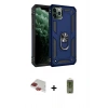 MARSİLYAN™- iPhone 11 Pro Max Kılıf Ahenk Klasik Koleksiyonu - Siyah Joko Magic 5D Hayalet Cam + Pers Alüminyum Kamera Lens - KI
