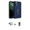 MARSİLYAN™- iPhone 11 Pro Max Kılıf Ahenk Klasik Koleksiyonu - Siyah Joko Magic 5D Hayalet Cam + Pers Alüminyum Kamera Lens - LT