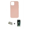 MARSİLYAN™- iPhone 11 Pro Max Kılıf Ahenk Serisi - Şeffaf 360 Full Body Arka Koruyucu + Rainbow Kamera Lens Koruma Cam - GD
