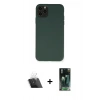 MARSİLYAN™- iPhone 11 Pro Max Kılıf Ahenk Serisi - Şeffaf 360 Full Body Arka Koruyucu + Şeffaf Kamera Lens Koruma Cam
