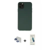 MARSİLYAN™- iPhone 11 Pro Max Kılıf Ahenk Serisi - Şeffaf Pasifik Cam Ekran Koruyucu + Pers Alüminyum Kamera Lens - LT