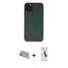 MARSİLYAN™- iPhone 11 Pro Max Kılıf Ahenk Serisi - Şeffaf Pasifik Cam Ekran Koruyucu + Rainbow Kamera Lens Koruma Cam - GD