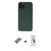 MARSİLYAN™- iPhone 11 Pro Max Kılıf Ahenk Serisi - Şeffaf Pasifik Cam Ekran Koruyucu + Shine Kamera Lens Koruma Cam - SABE