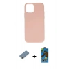 MARSİLYAN™- iPhone 11 Pro Max Kılıf Ahenk Serisi - Siyah 18D Cam Ekran Koruyucu + Metal Kamera Lens Koruma Cam - GS