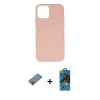 MARSİLYAN™- iPhone 11 Pro Max Kılıf Ahenk Serisi - Siyah 18D Cam Ekran Koruyucu + Shine Kamera Lens Koruma Cam - GI