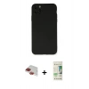 MARSİLYAN™- iPhone 11 Pro Max Kılıf Ahenk Serisi - Siyah 20D Premium Cam Ekran Koruyucu + Kırmızı Pers Alüminyum Kamera Lens