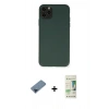 MARSİLYAN™- iPhone 11 Pro Max Kılıf Ahenk Serisi - Siyah 20D Premium Cam Ekran Koruyucu + Metal Kamera Lens Koruma Cam - MI