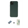 MARSİLYAN™- iPhone 11 Pro Max Kılıf Ahenk Serisi - Siyah 20D Premium Cam Ekran Koruyucu + Shine Kamera Lens Koruma Cam - PE