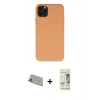 MARSİLYAN™- iPhone 11 Pro Max Kılıf Ahenk Serisi - Siyah 20D Premium Cam Ekran Koruyucu + Rainbow Kamera Lens Koruma Cam - GD